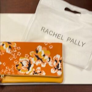 Rachel Pally Orange Floral Clutch